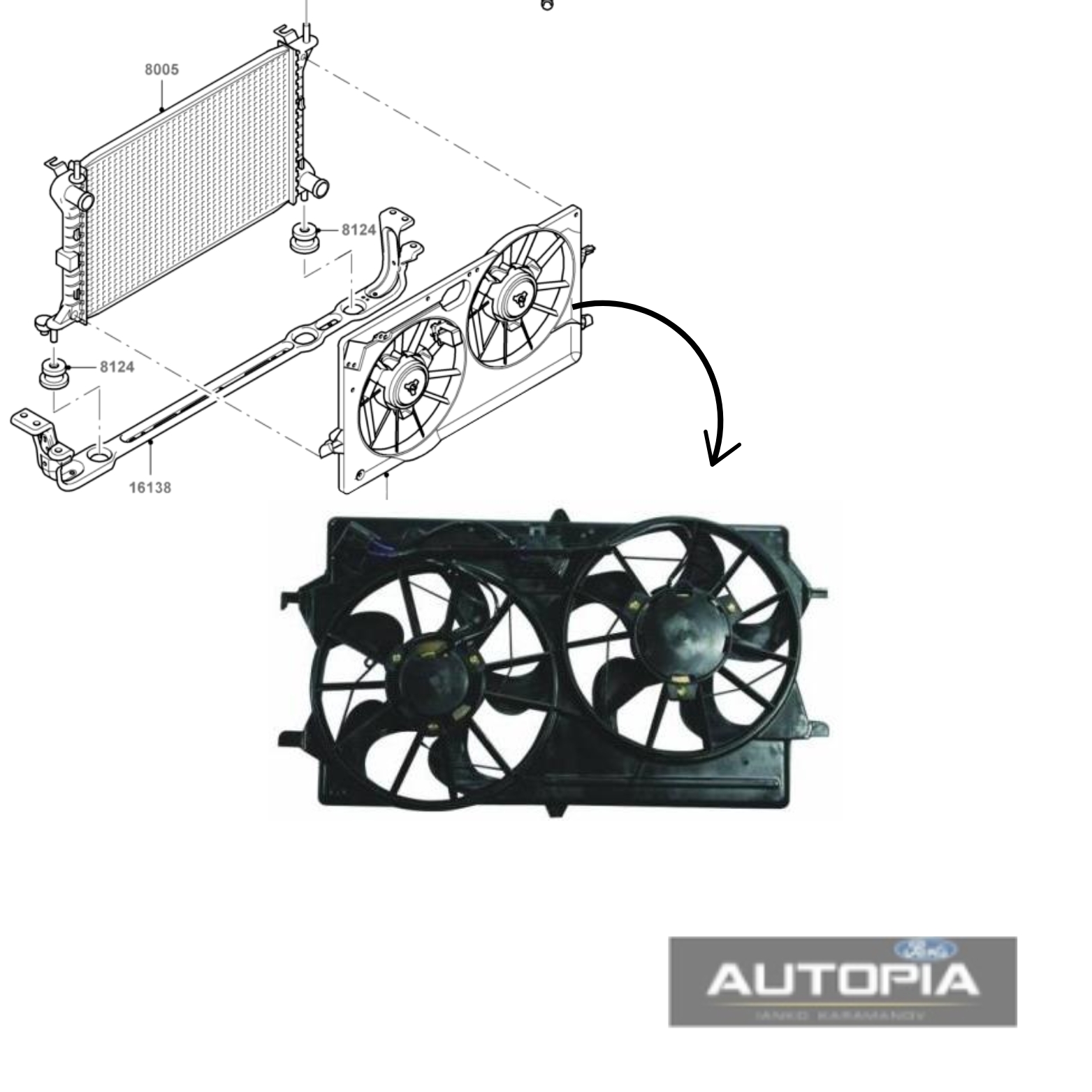 ПЕРКА К-Т (+AC) FOCUS 98- 1.6 ZETEC